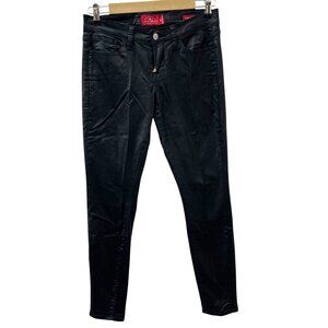 Lucky Brand Y2K Charlie Super Skinny 29" inseam Coated Black Jeans Women's 4/27